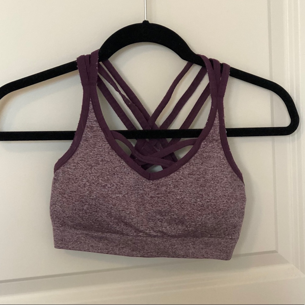 Purple Sports Bra